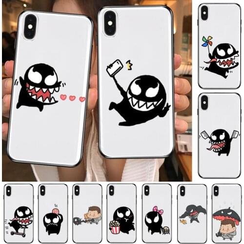 Marvel cartoon venom Transparent Phone Case For POCO F1 F2 F3 Pro X3 M3 9C 10T Lite NFC Anime Cover Silicone Prett mi 10 ultra