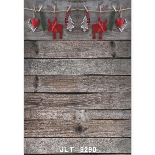 Christmas Photography Backdrops Brown Wooden Plank Baby Shower Photo Backgrounds for Studio Portrait Photo Shooting Photophone