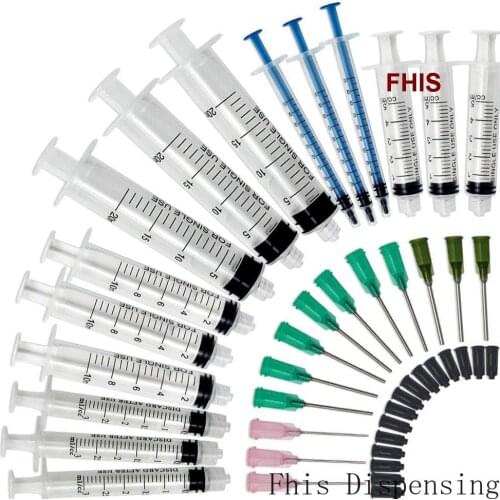 20ml 10ml 5ml 3ml 1ml Syringes with 14G 18G and 20G Blunt Tip Needles and Caps for Refilling and Measuring Pack of 15