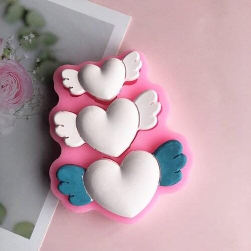 Star wings silicone mold chocolate fondant sugar cake decoration baking tools DIY crafts drop plaster mold resin molds