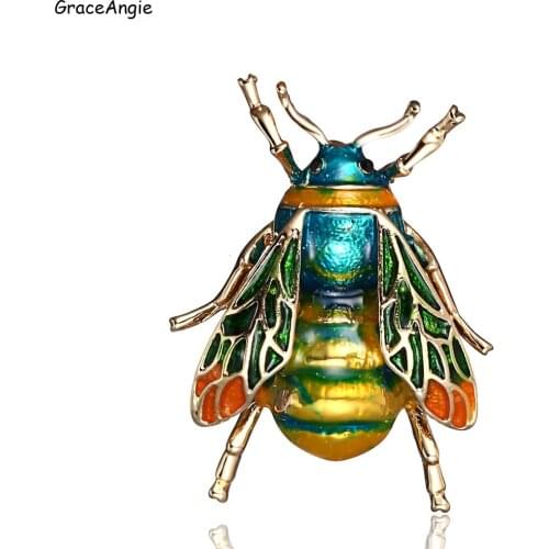 Vintage Bee Brooch Honey Bee Pin for Women Vintage Jewelry Male Dress Lapel Pin Jewelry Cute Enamel Bee Brooches For Women Men