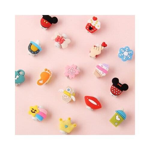 Cartoon Cable Protector Data Line Cord Protector Protective Case Cable Winder Cover For iPhone USB Charging Cable