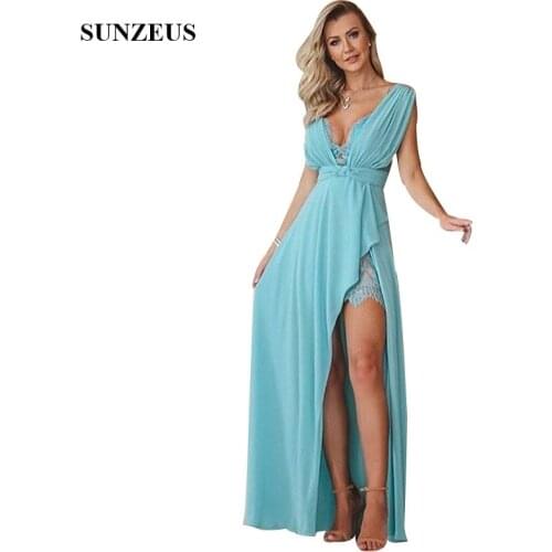 Two In one Sexy Mother Of The Bride Dress Lace Inner Dress Side Slit Long Jersey Party Dress Lady Prom Gowns Dinner