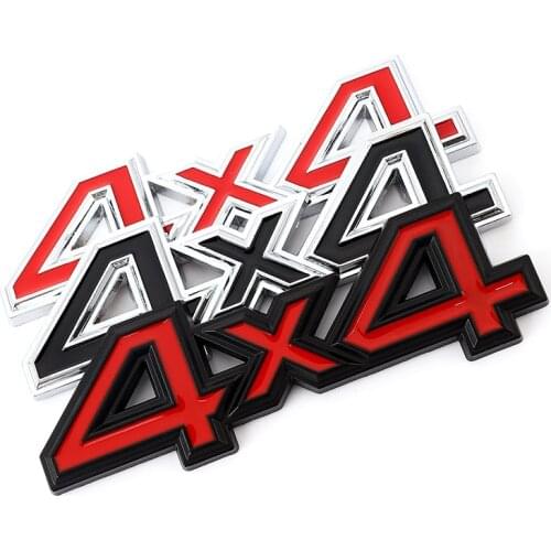 3D Car Sticker Emblem Auto Trunk 4X4 4WD Badge Decal Front Hood Grill for Mercedes BMW Audi Ford Honda Toyota Nissan Lada