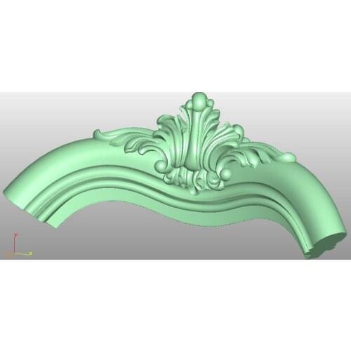 3D model STL format file for cnc router engraving furniture sofa cabinet chair leg pattern Artcam 833