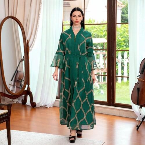 Abaya Dubai Turkey Kaftan Muslim Kimono Abayas Dresses For Women Embroidery Robe Femme Longue Musulman Caftan Islam Clothing