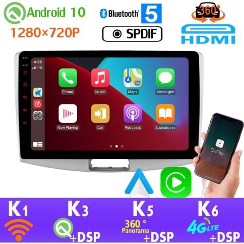360 4*AHD DVR Camera 1280*720 Android 10.0 PX6 4+64GB DSP CarPlay Car Multimedia Player for VW Passat B6 B7 CC GPS Radio 4G WIFI