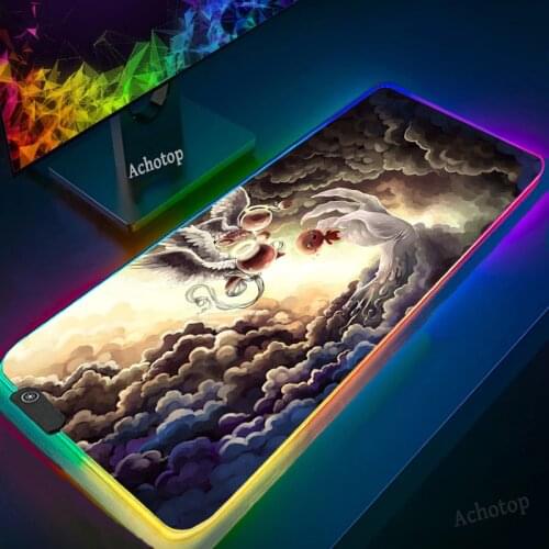 RGB The Binding of isaac Mouse Pad Rubber Gamer PC Computer Keyboard LED Desk Mat Large XXL Durable Desktop Gaming Accessories