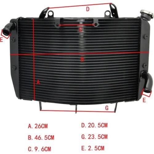 For Yamaha YZFR6 YZF-R6 2006 2007 YZF R6 Motorcycle Engine Radiator Motor Bike Aluminium Replace Part Cooling Cooler