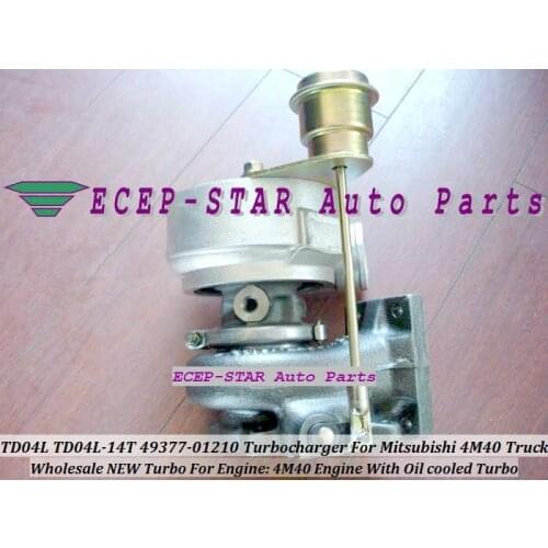 Free Ship TD04L 14T 49377-01210 49377 01210 4937701210 Oil cooled Turbine Turbo Turbocharger For Mitsubishi 4M40 Deisel Engine
