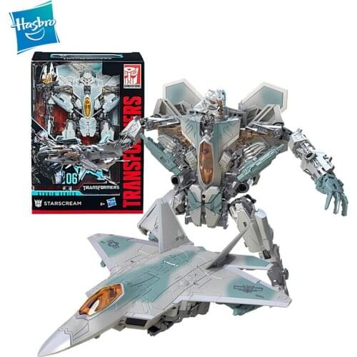 Original Hasbro Transformers Studio Series 06 Voyager Class Movie 1 Starscream Action Figure Model Toys for children
