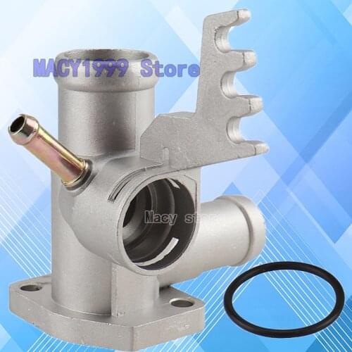 Aluminum Magnesium Engine Coolant Hose Pipe Flange For VW Caddy Golf Passat Vento-EU For Seat Cordoba 037121133E 037 121 133E