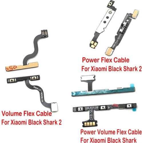Power Switch On/Off Button Volume control Key Button Flex Cable For Xiaomi Black Shark 2