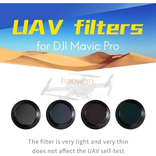 Cpl+nd4+nd8+nd16 Lens Filter kit Protector for DJI mavic pro RC Aerial camera