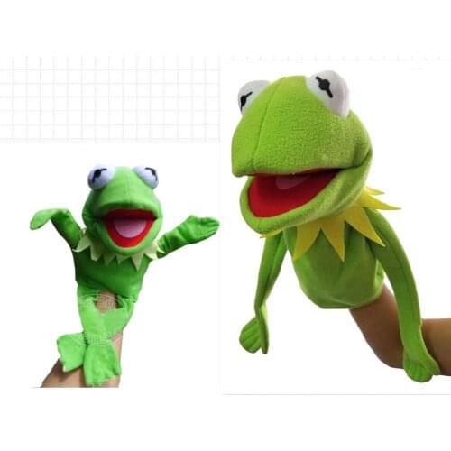 The Muppets Show Kermit Frog Puppets Hand 40cm & 24cm Puppet Plush Toy 2 style