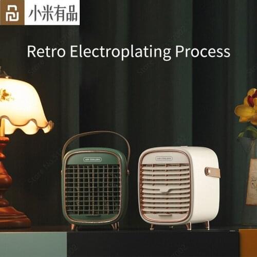 Youpin Qualitell Portable Mini Air Conditioner USB Air Cooler Fan Desktop Nano Ice Fog Air Cooling Fan Office Home Humidifier