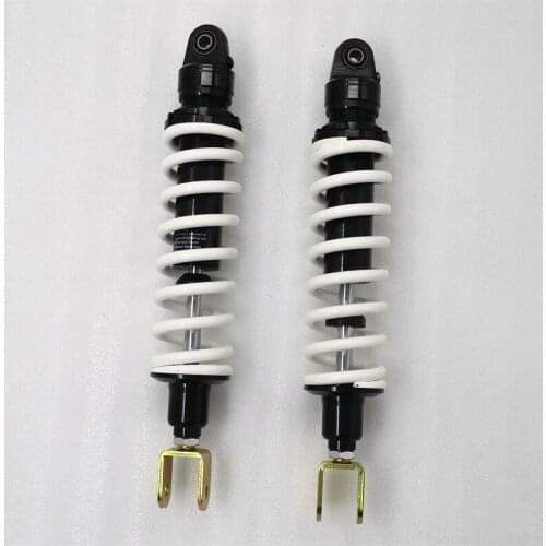 10mm spring new 390mm/400mm fork Rear Shock Absorber for YAMAHA HONDA SUZUKI QUAD DIRTBIKE ATV colour black&white 2pcs
