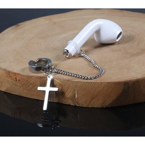 TWS Anti Lost Strap Stainless Steel Earring For Wireless Earphones Earphone Anti Lost Strap Earring For For AirPods 2 3 Pro