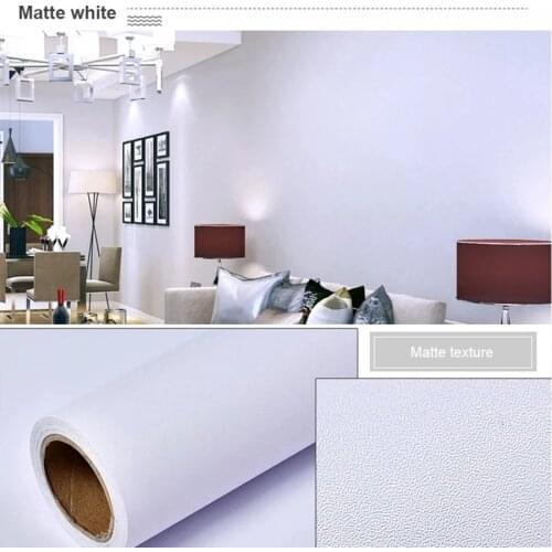 Modern Simple Pure Pigment Color Matt Wallpaper Self-adhesive Cold And Fresh And Elegant Wallpaper Living Room Bedroom