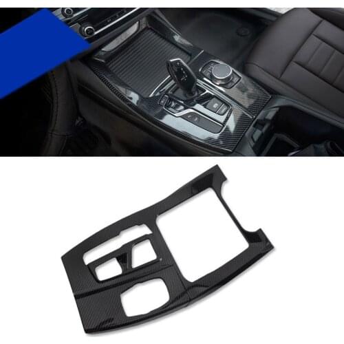 Car Styling Gear Shift Panel Covers Trim Console Water cup Decoration Strip Stickers for BMW X3 G01 X4 Auto Interior Accessories