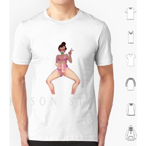 Tropical Cute Sexy Futa Shemale Big Cock Anime T Shirt Diy Big Size Cotton Small Cumming Jizz Squirting Sexy Hot Anime