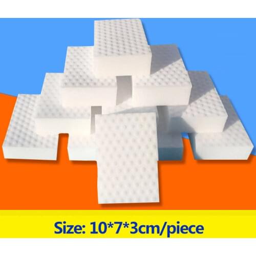 5/10 Pcs High Density Compressed Magic Sponge Rub 10*7*3cm Kitchen Bathroom Remove Dirt Oil Stain Flexible Washed Cleaning Wipe