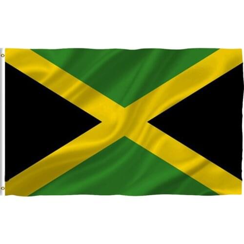 High Quality Jamaica National Flag Hanging Flag Polyester Banner Outdoor Indoor Big Free Shipping