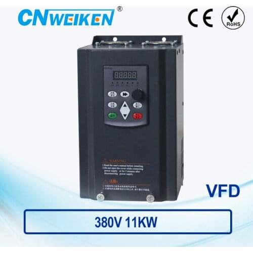 WK600 Vector Control frequency converter Three-phase variable frequency inverter 380V 11kw ac motor speed controller