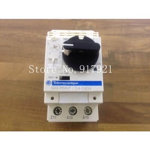 [ZOB] original GV2P04H7 GV2-P motor protection circuit breaker 0.4-0.63A 054517