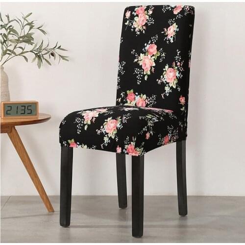 1Pieces Chair Cover Stretch Printed Removable -dirty For Wedding Room Living Party Home Office Kitchen Dining