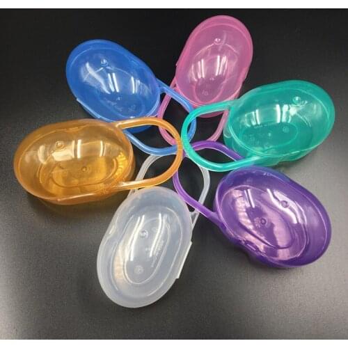 1PCS Baby Box Pacifier Baby Solid Box Soother Container Holder Box Travel Storage Case Safe Holder Pacifier Plastic Box