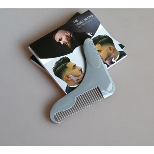 1PC Beard Bro Beard Shaping Tool Sex Man Gentleman Beard Trim Template hair cut molding trim template beard modelling tools