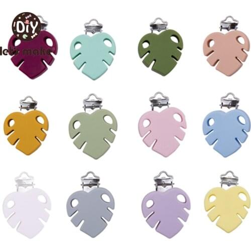 Let’s make 10Pcs Turtle Leaf Silicone Children Pacifier Clip BPA Free ECO-Friendly Food Grade Safe DIY NewBorn Care Accessories