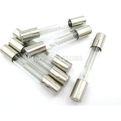 10PCS/LOT 5KV 0.75A 750MA Microwave Oven High Voltage Fuse 6x40mm High-Pressure Glass Fuse