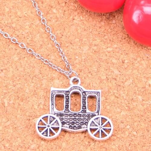 20pcs New Fashion Necklace 30x27mm medieval car Pendants Short Long Women Men Gift