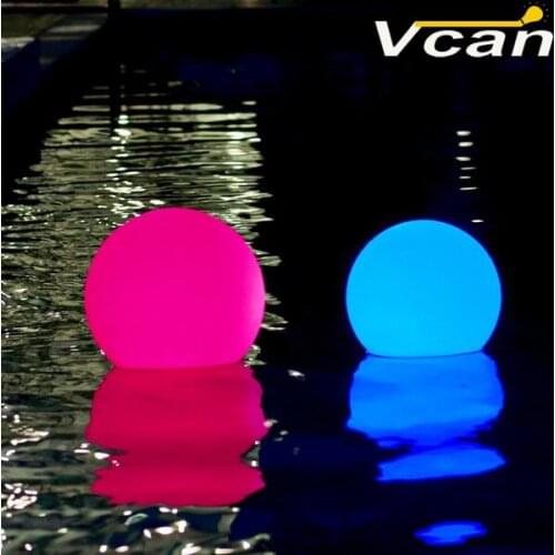 20cm Nice Super Bright Glowing Garden Ball floating swimming pool waterproof rgb Lamp Decorative Outdoor Lighting