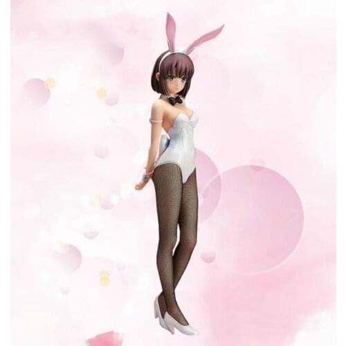 40cm Katou Megumi Rabbit Sexy Girl No Sodatekata Katou Megumi Stand Figure Japanese Anime Figures One Piece Action Childhood