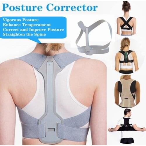 7 Styles Adjustable Clavicle Posture Corrector Brace Support Belt Back Brace Shoulder Lumbar