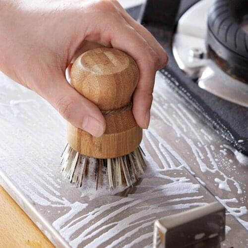 Eco Friendly China pot cleaning brush long handle hangable utensils scrubbers household tools non-stick brushes