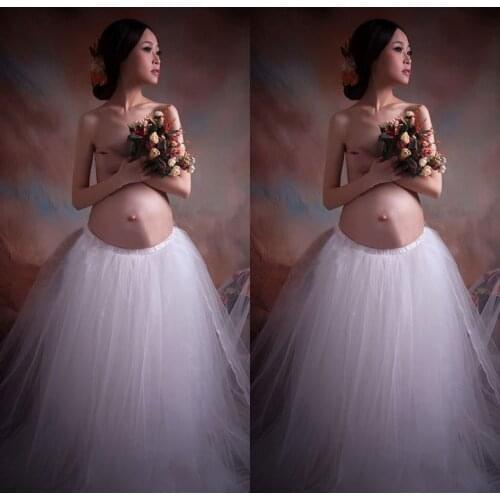Lace White Maternity Skirt For Photo Shoot Clothes Maternity Photography Props Pregnancy Skirt Photography Pregnant Vestidos