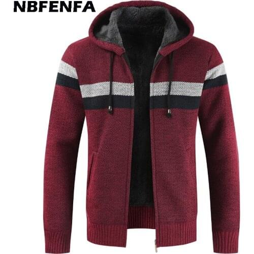 Men Jacket Bomber Fleece Sweater Coats Sport Warm Overalls Outwear Thick Male Clothing Hooded Winter Autumn Spring Jackets LA174