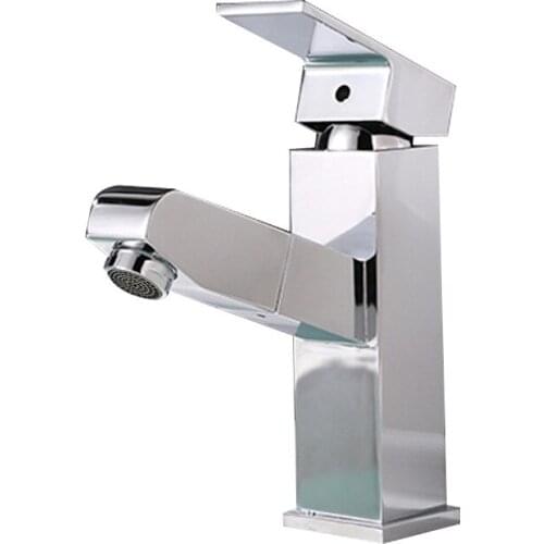 Copper hot and cold ramen basin tap washbasin tap single-hole basin tap under the basin