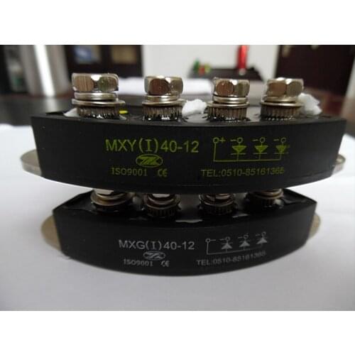 Rectifier controller module: MXY(I)40-12 MXG(I)40-12 / MXY(I)25-15 MXG(I)25-15 ( Four terminal / Installation pitch 70 mm )