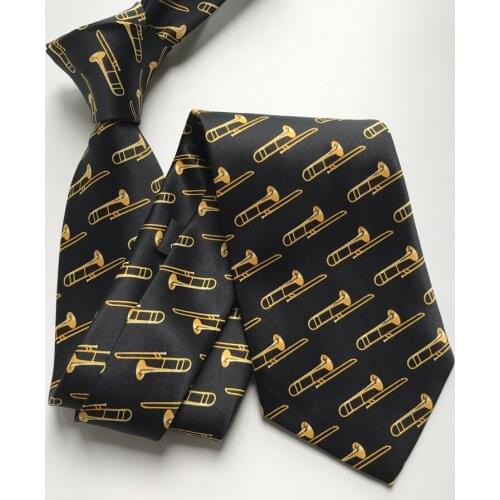 Men Formal Occasion Tie Musical Artist Necktie for Musician