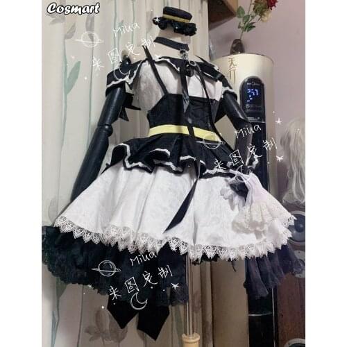 [Customize] Game Arknights Nightmare Uniform Dress Suit Cosplay Costume Halloween Outfit For Women Men New 2020