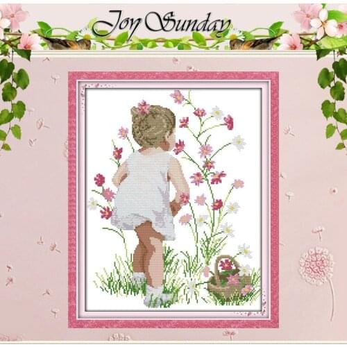 The Fragrance of Flower Pattern Counted Cross Stitch 11CT 14CT Cross Stitch wholesale Cross Stitch Kit for Embroidery Needlework