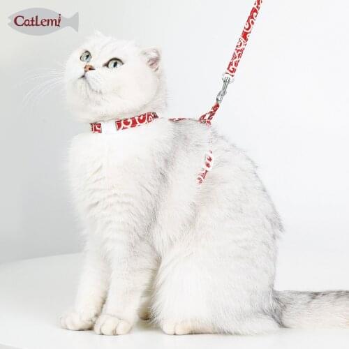 Escape Proof Pet Cat Leash And Harness Vest ,Pet Cats Harness With Safety Buckle