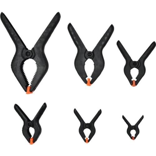 Woodworking Spring Clamps 3/3.5/4 Inches DIY Tools Plastic Nylon Toggle Clamp For Woodwork Spring Clip Photo Studio