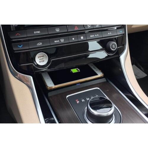 Qi Wireless Charger for Samsung for iphone XS MAX XR Charging for Jaguar XE/XF/XEL/XFL/F Dock Cradle