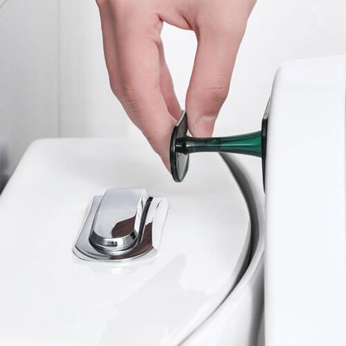 Toilet Lid Lifter Handle Self-adhesive Lifting Handle Toilet Seat Cover Avoid Direct Touching Germs Anti-dirty Bathroom Gadgets